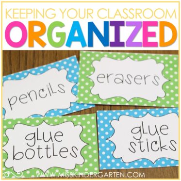 Classroom Organization Ideas